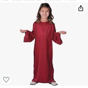New kids gown costume nativity holiday christmas 4-6 maroon